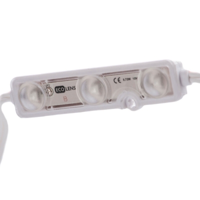 Moduł LED ECO Lens CZERWONY 0,72W/12V - 100szt